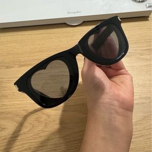 Saint Laurent 51 Heart Sunglasses